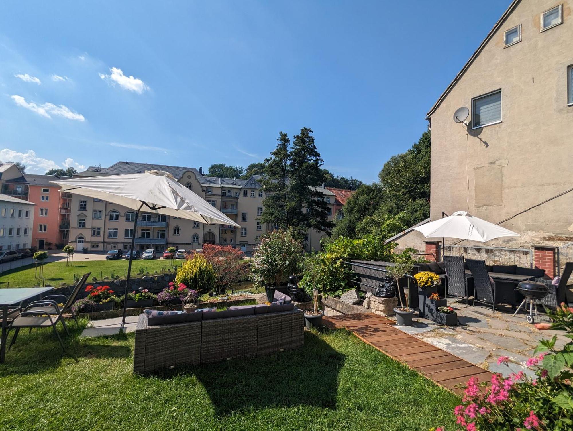 Hw2B - Urlaubsmagie - Wohlfuehlwohnung Mit Balkon, Pool, Sauna & Terrasse Sebnitz Dış mekan fotoğraf