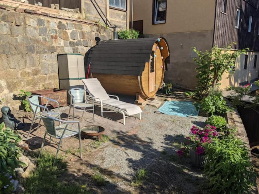 Hw2B - Urlaubsmagie - Wohlfuehlwohnung Mit Balkon, Pool, Sauna & Terrasse Sebnitz Dış mekan fotoğraf