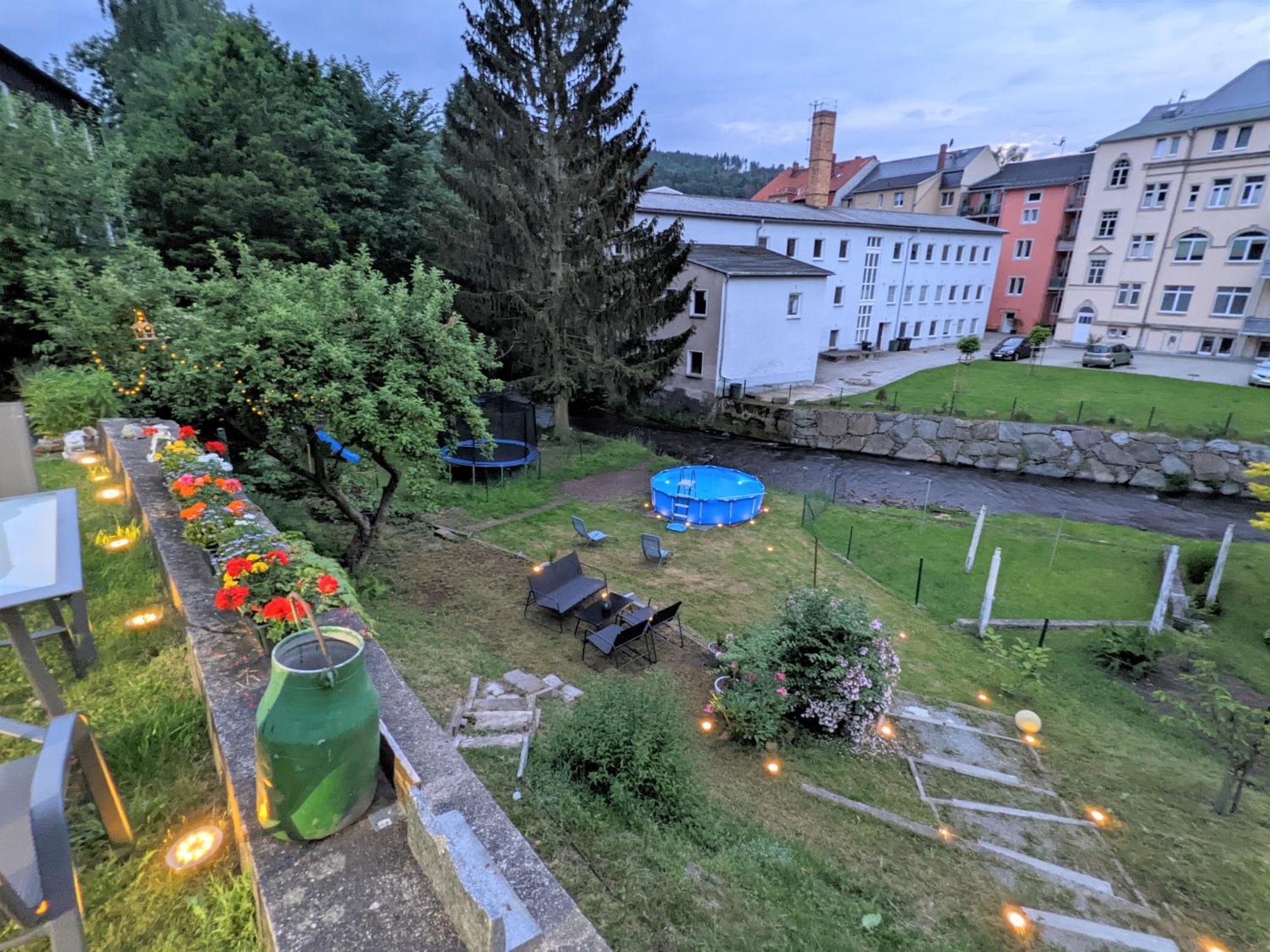 Hw2B - Urlaubsmagie - Wohlfuehlwohnung Mit Balkon, Pool, Sauna & Terrasse Sebnitz Dış mekan fotoğraf