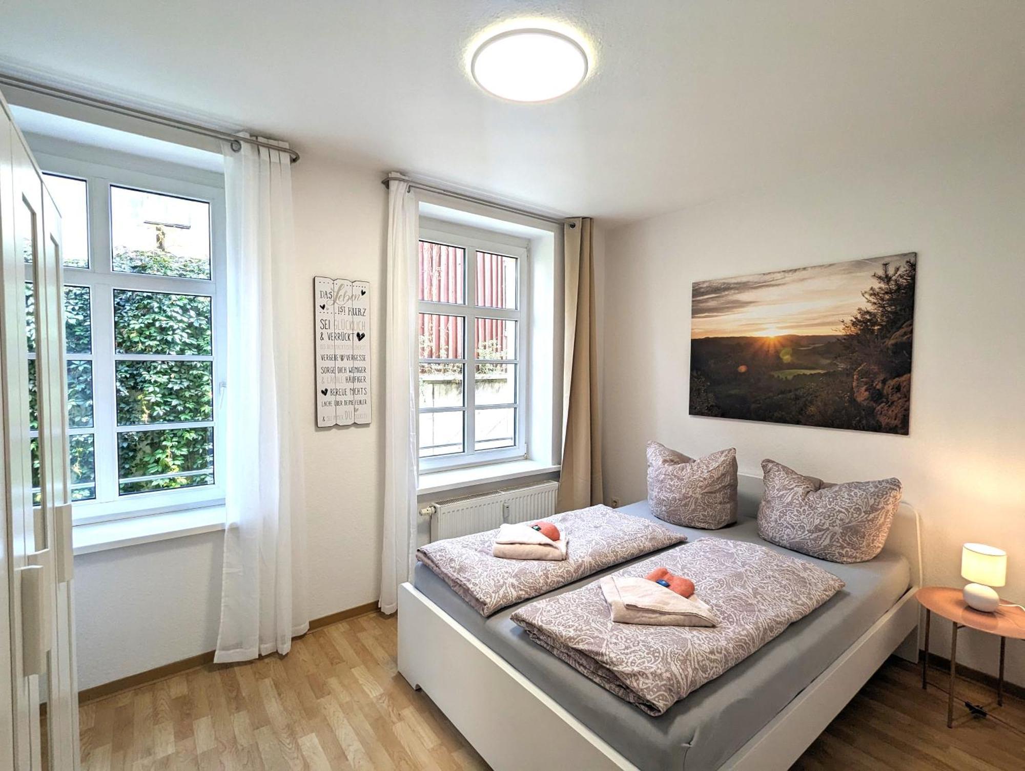 Hw2B - Urlaubsmagie - Wohlfuehlwohnung Mit Balkon, Pool, Sauna & Terrasse Sebnitz Dış mekan fotoğraf