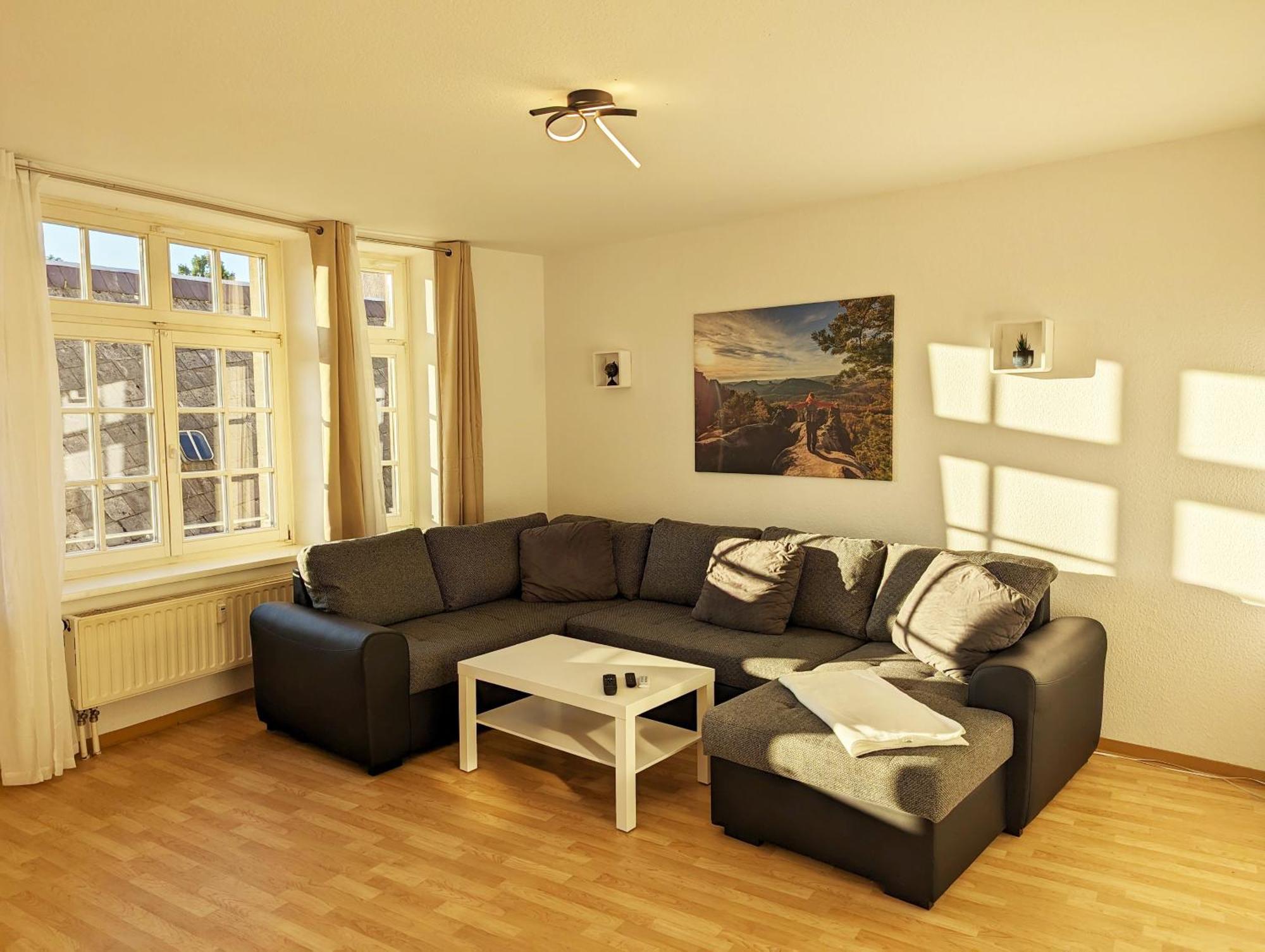 Hw2B - Urlaubsmagie - Wohlfuehlwohnung Mit Balkon, Pool, Sauna & Terrasse Sebnitz Dış mekan fotoğraf