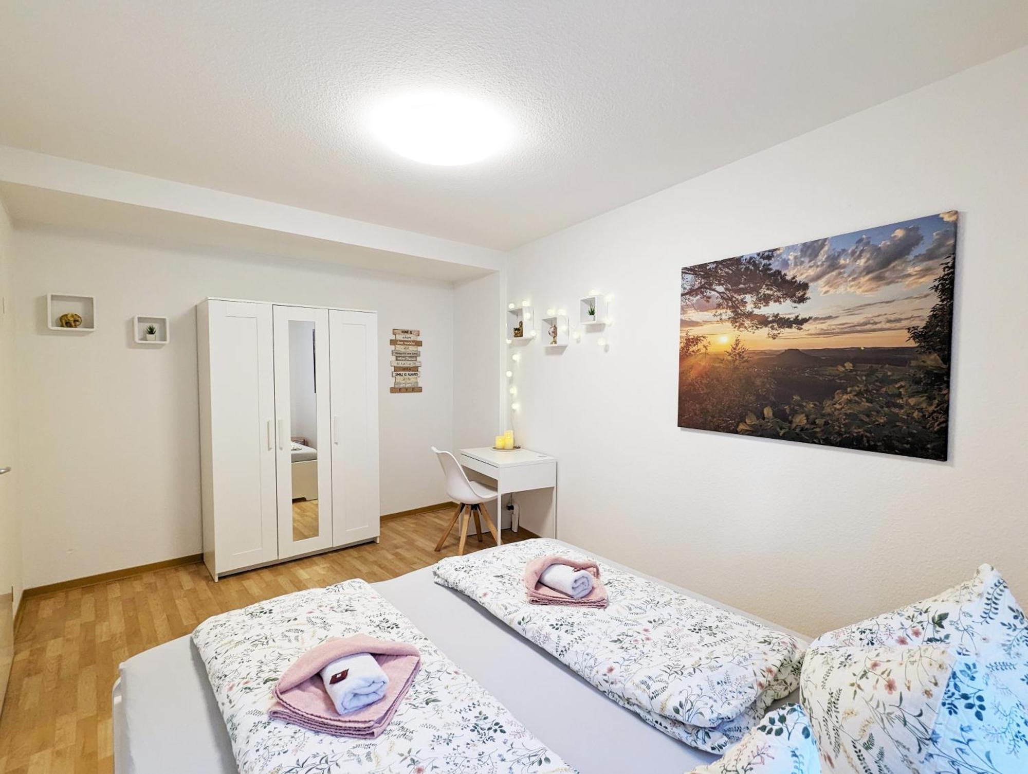 Hw2B - Urlaubsmagie - Wohlfuehlwohnung Mit Balkon, Pool, Sauna & Terrasse Sebnitz Dış mekan fotoğraf