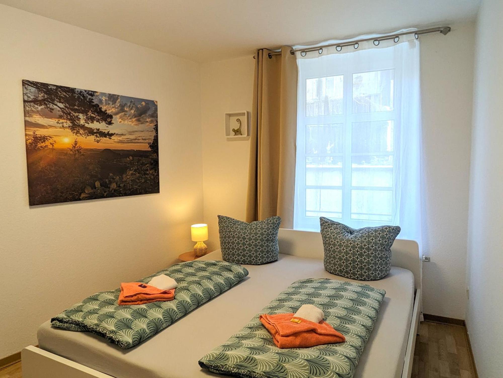 Hw2B - Urlaubsmagie - Wohlfuehlwohnung Mit Balkon, Pool, Sauna & Terrasse Sebnitz Dış mekan fotoğraf
