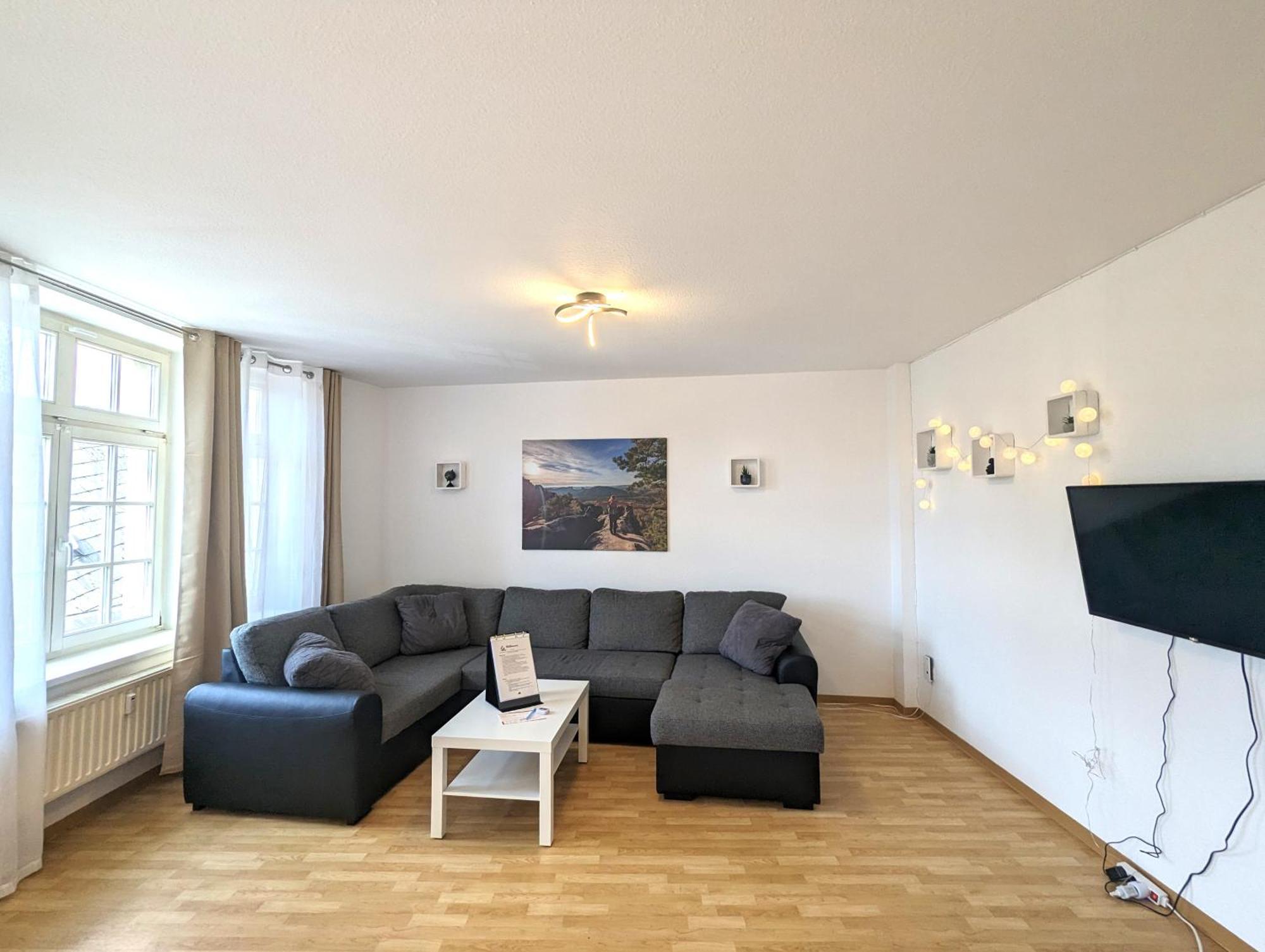 Hw2B - Urlaubsmagie - Wohlfuehlwohnung Mit Balkon, Pool, Sauna & Terrasse Sebnitz Dış mekan fotoğraf